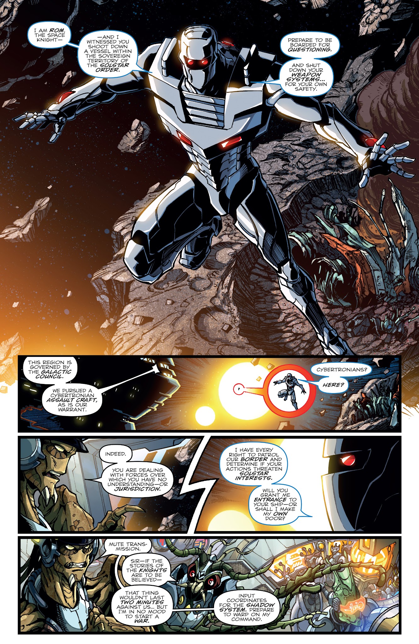 Read online ROM vs. Transformers: Shining Armor comic -  Issue # _TPB 1 - 10