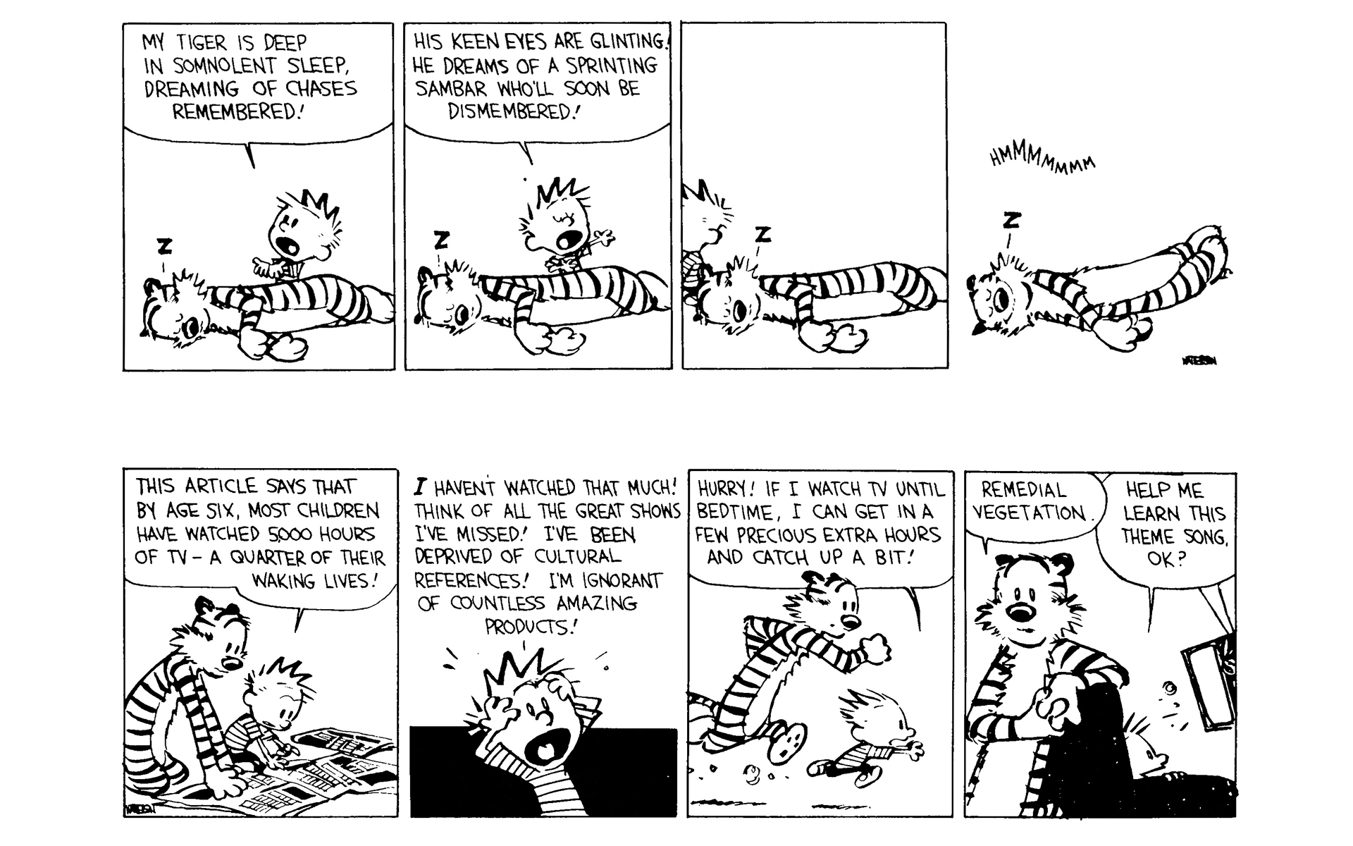 Read online Calvin and Hobbes comic -  Issue #8 - 50