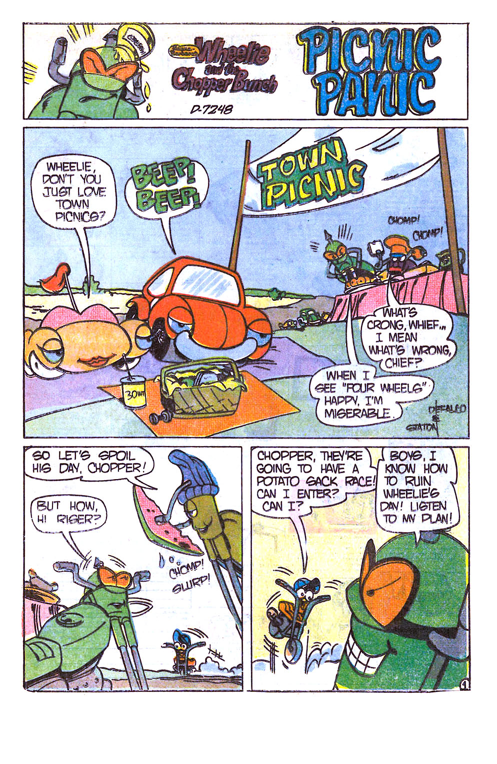 Read online Wheelie and the Chopper Bunch comic -  Issue #4 - 24