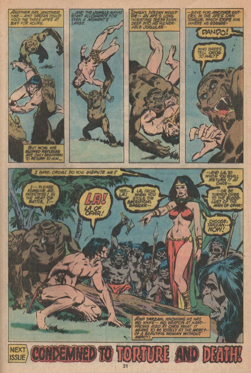 Read online Tarzan (1977) comic -  Issue #5 - 18