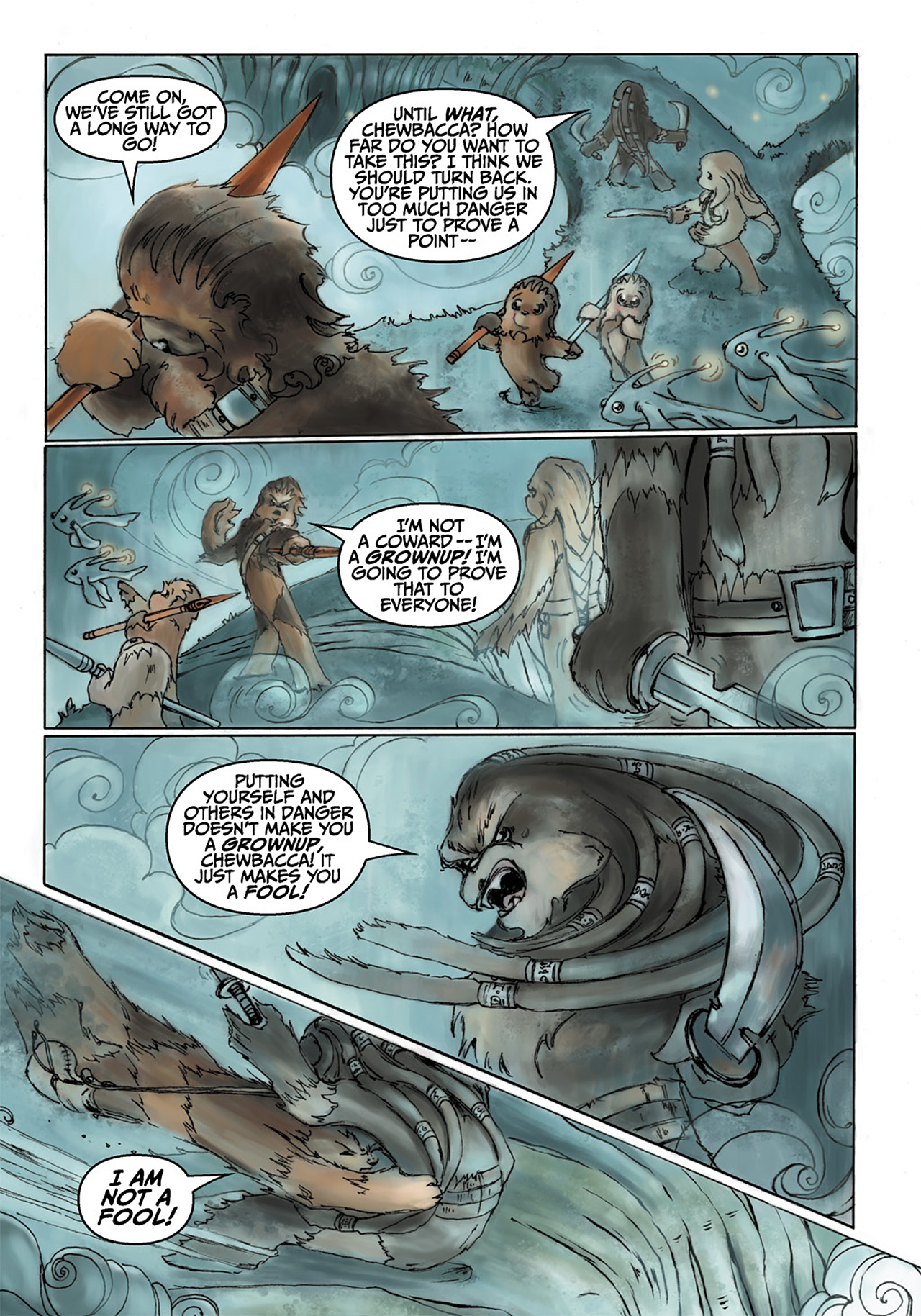Read online Star Wars Adventures comic -  Issue # Issue Chewbacca and the Slavers of the Shadowlands - 17