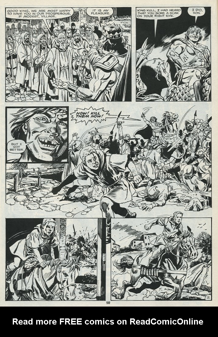 Read online The Savage Sword Of Conan comic -  Issue #182 - 52