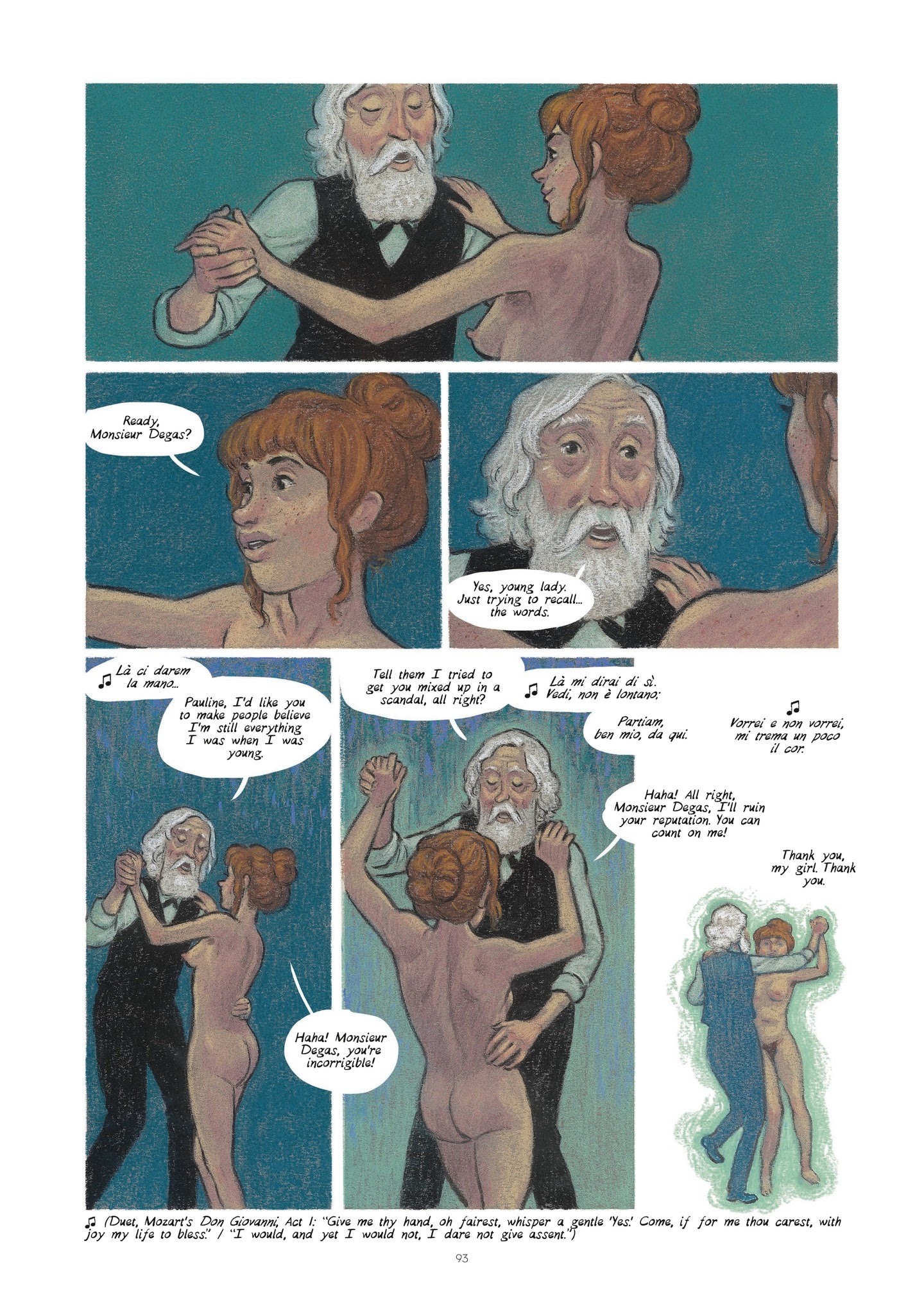 Read online Degas and Cassatt: The Dance of Solitude comic -  Issue # TPB - 91