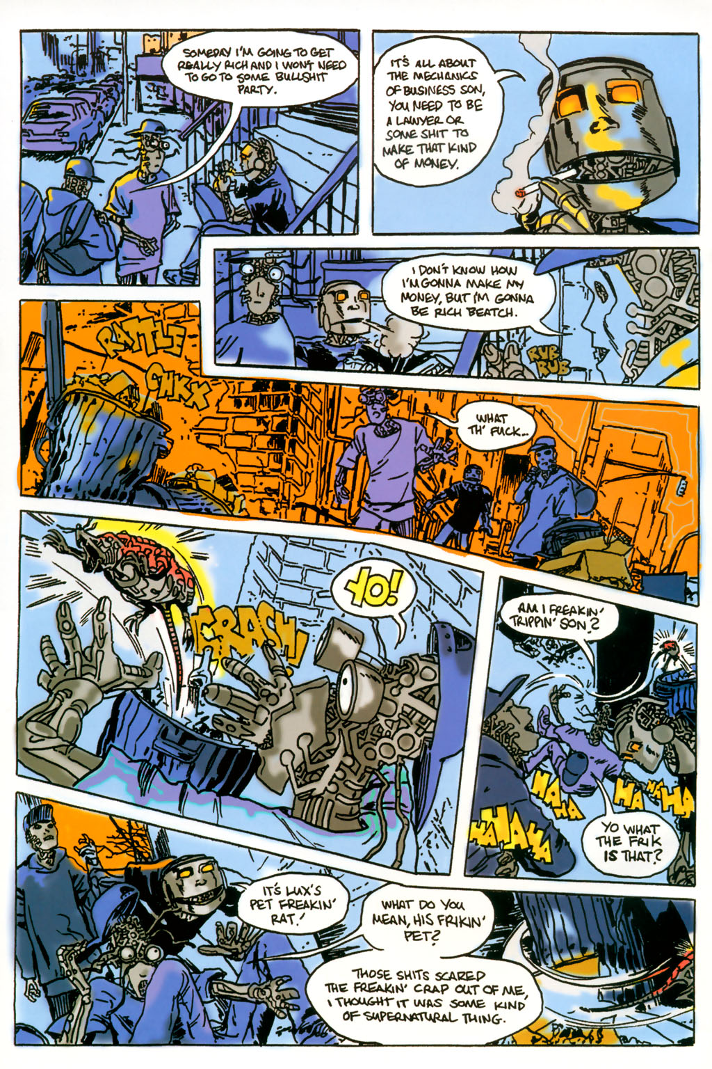 Read online NYC Mech: beta LOVE comic -  Issue #1 - 27