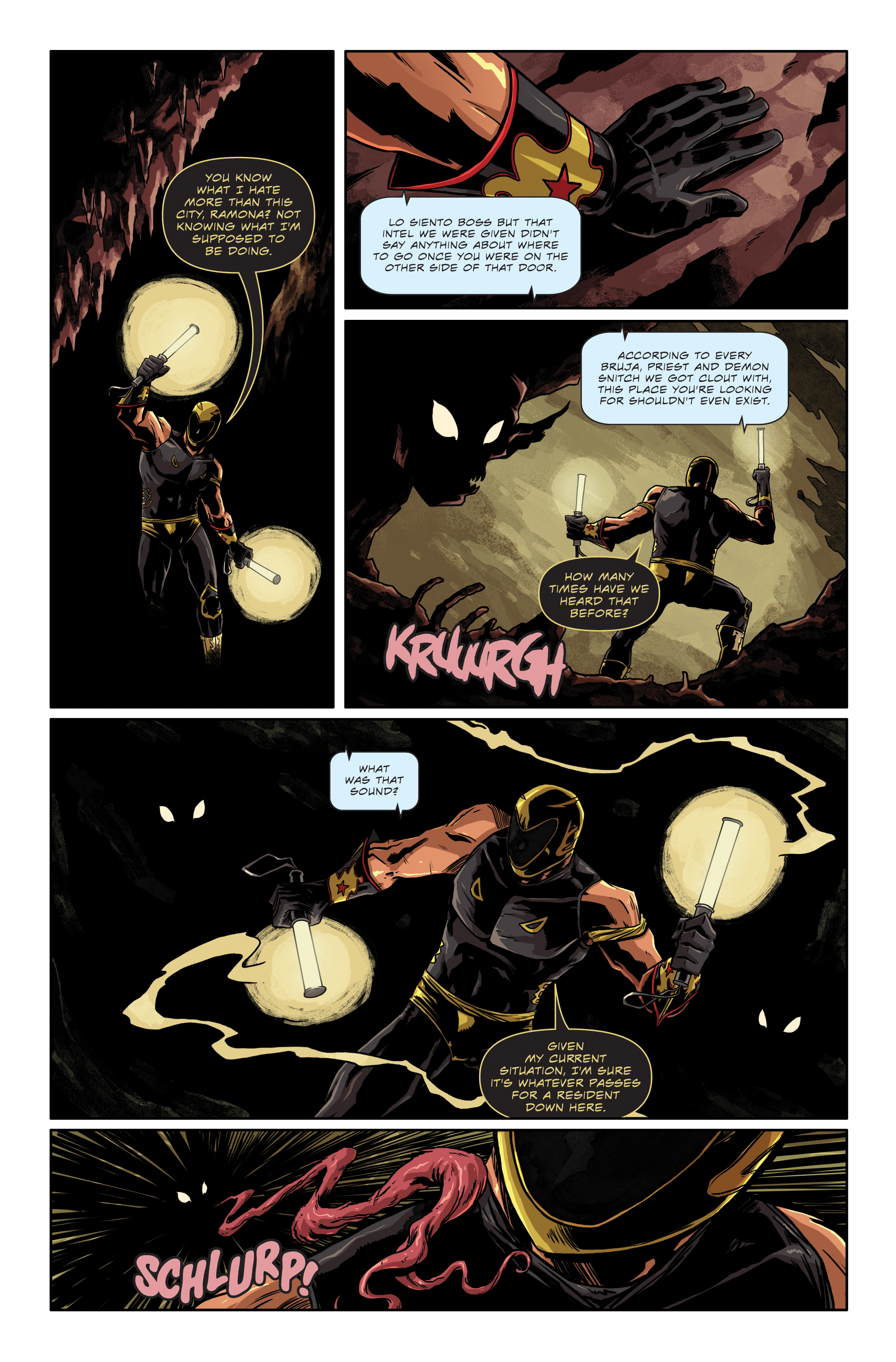 Read online Masked Republic Luchaverse: Tinieblas Jr comic -  Issue # Full - 4