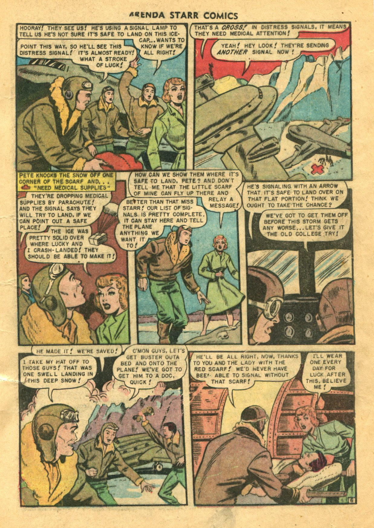 Read online Brenda Starr (1948) comic -  Issue #9 - 17