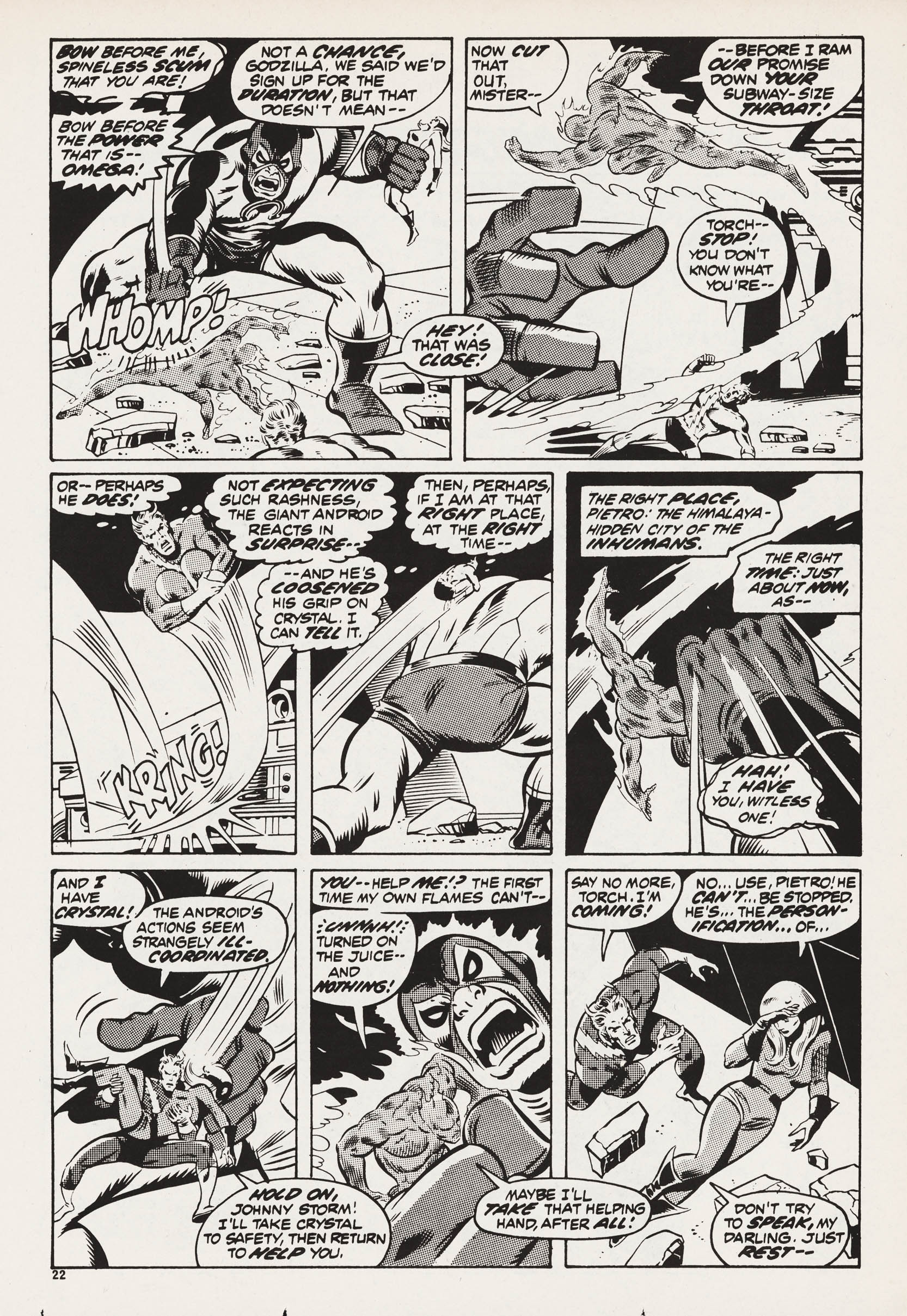 Read online Super Spider-Man and Captain Britain comic -  Issue #242 - 22