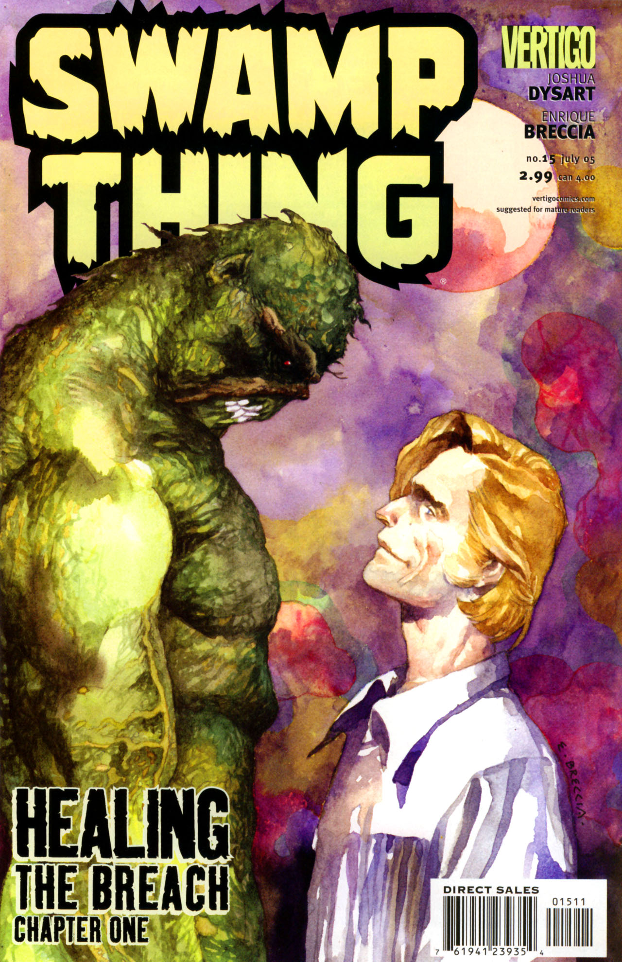 Read online Swamp Thing (2004) comic -  Issue #15 - 1