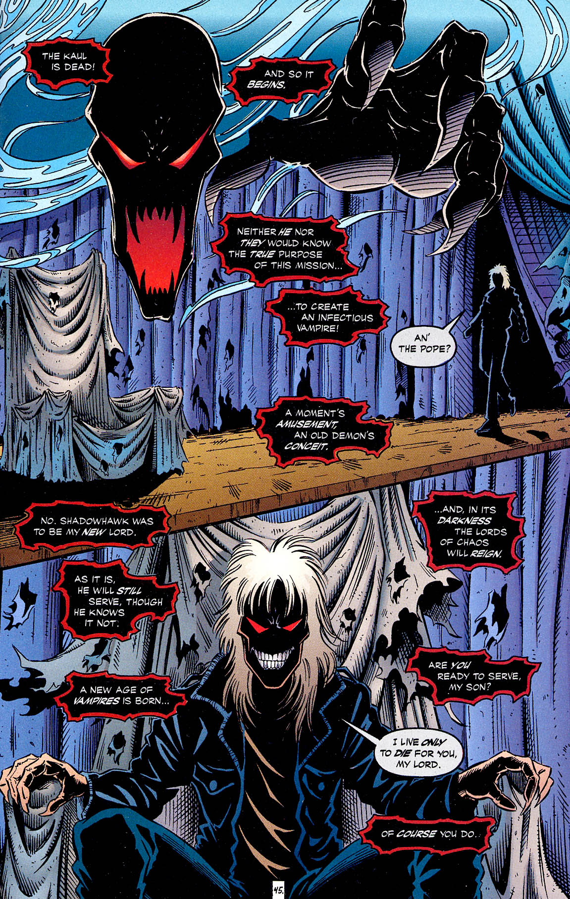 Read online Shadowhawk/Vampirella: Creatures of the Night comic -  Issue # Full - 36