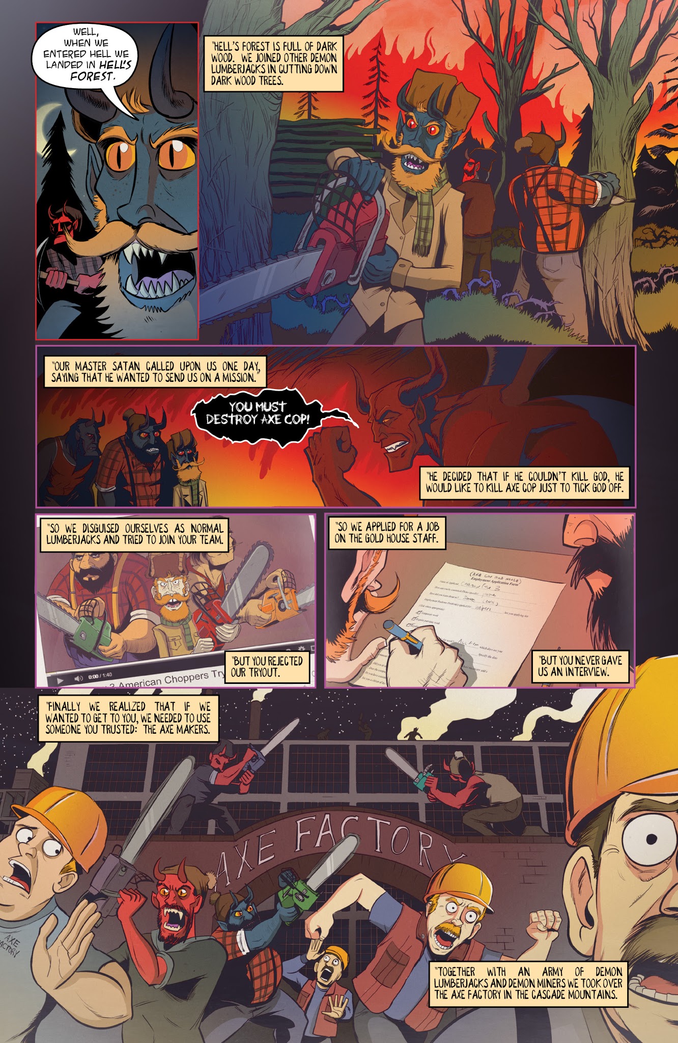 Read online Axe Cop comic -  Issue # TPB 6 - 40