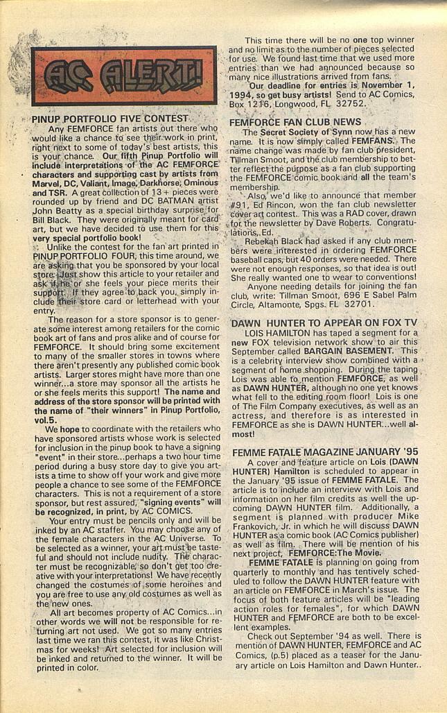 Read online Femforce comic -  Issue #76 - 30