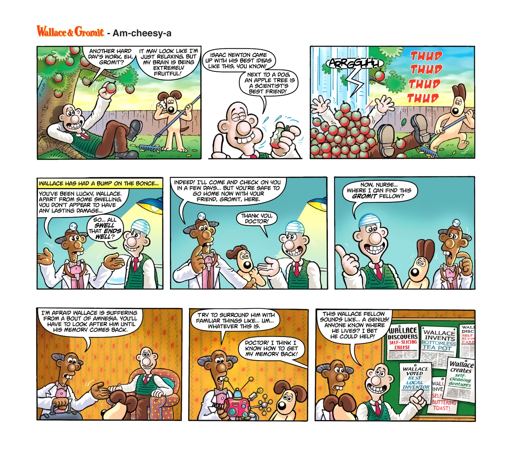 Read online Wallace & Gromit Dailies comic -  Issue #7 - 16