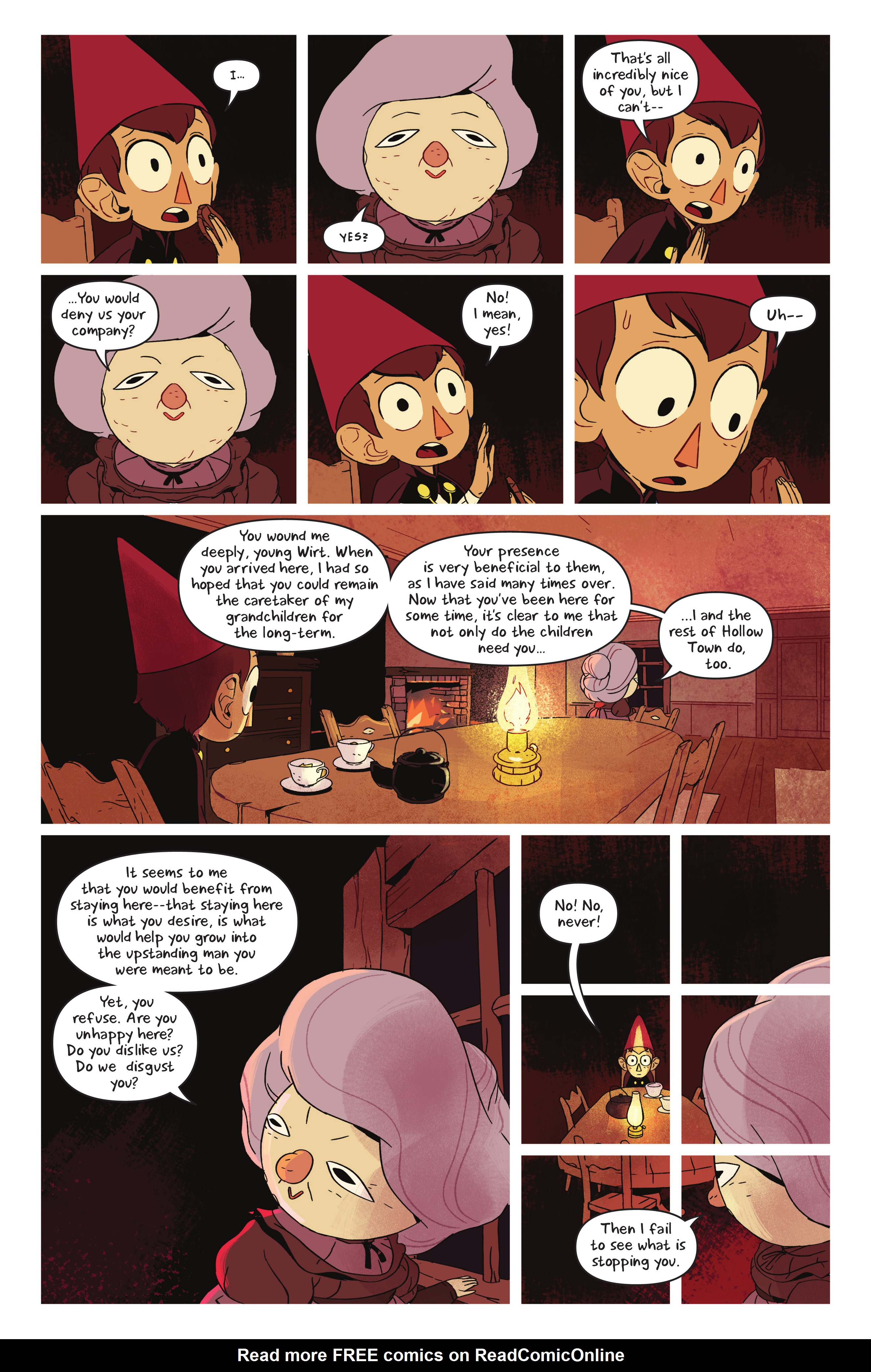 Read online Over the Garden Wall: Hollow Town comic -  Issue # TPB - 66