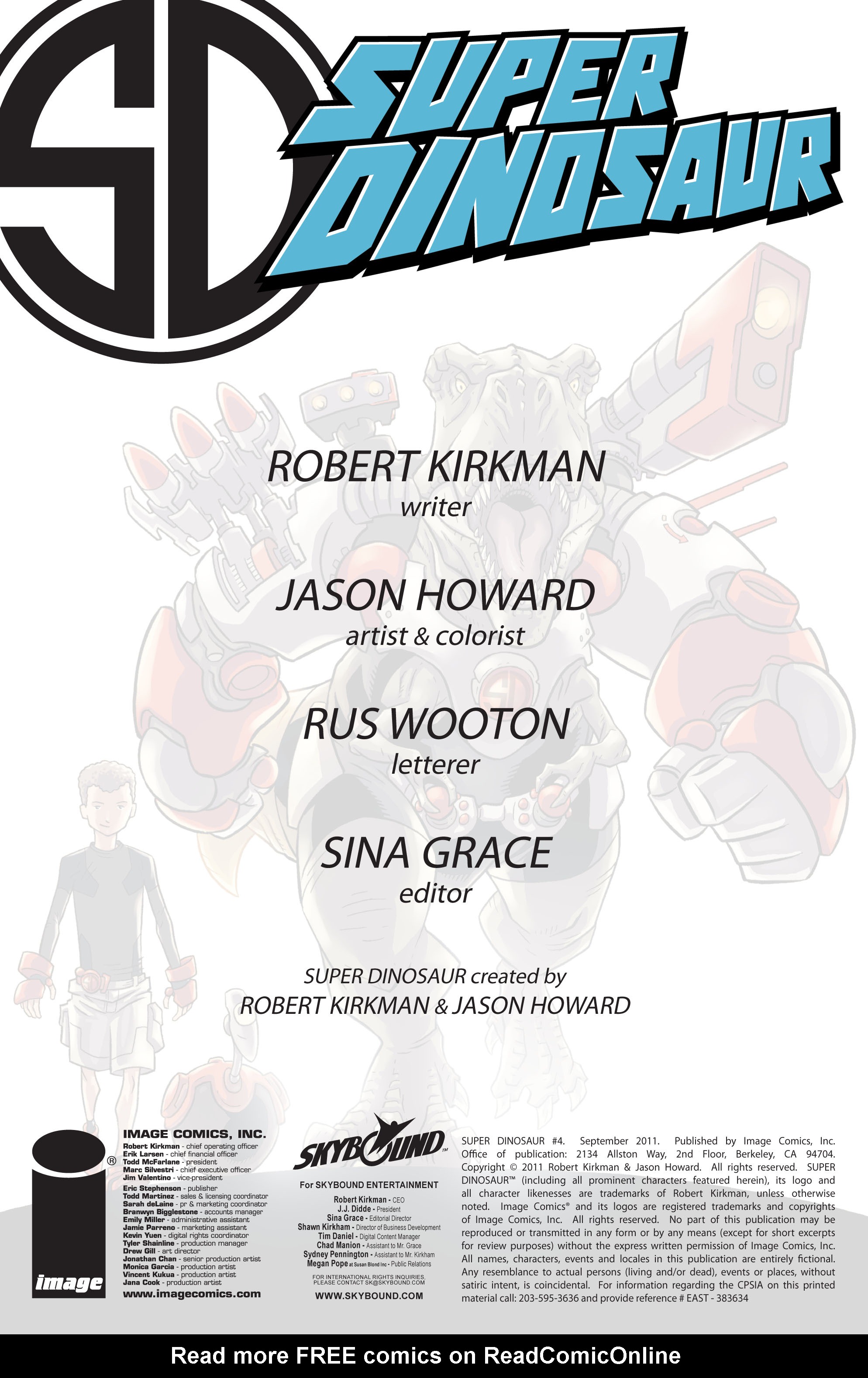 Read online Super Dinosaur (2011) comic -  Issue #4 - 2
