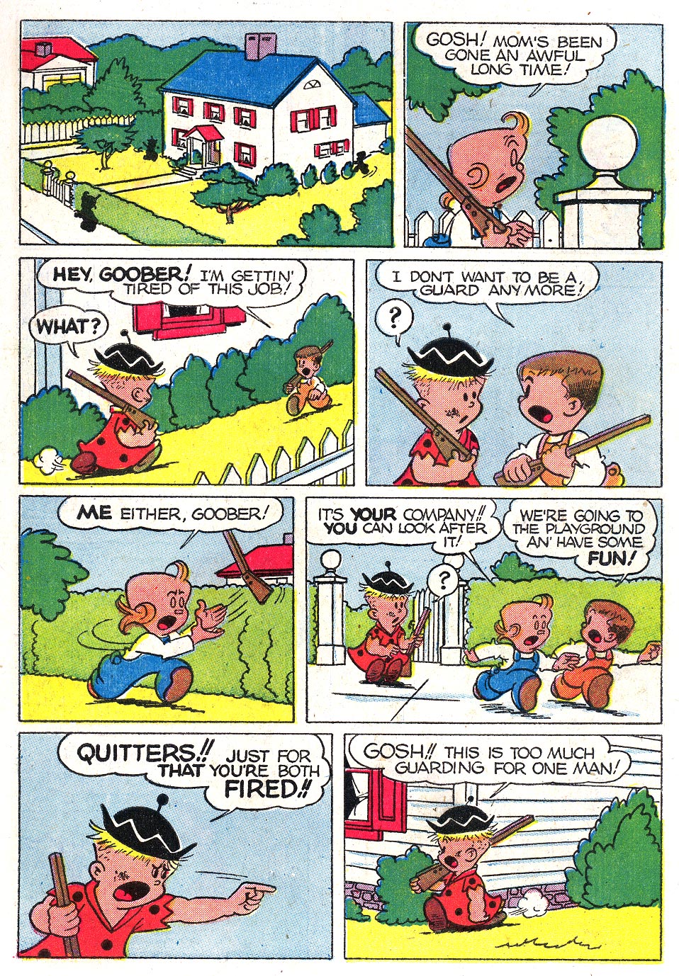 Read online Four Color Comics comic -  Issue #556 - 7