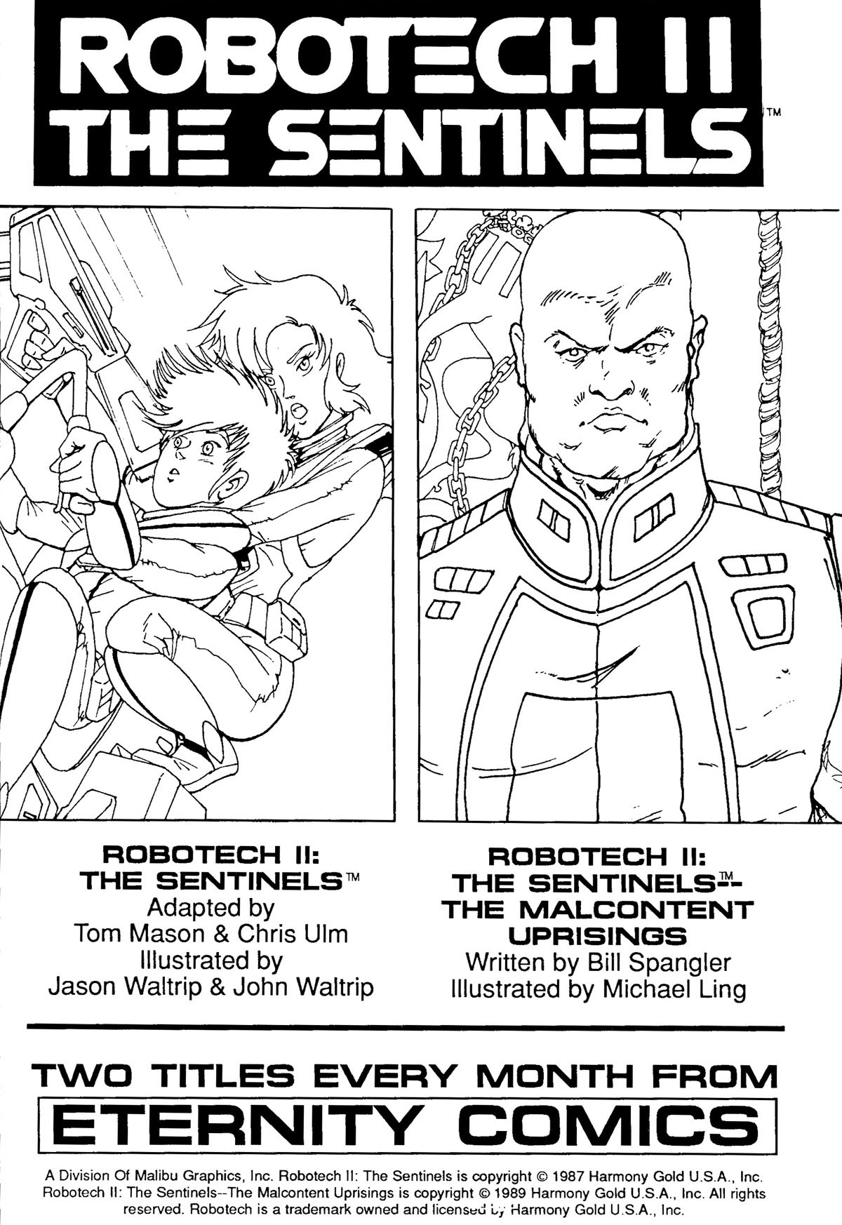 Read online Robotech II: The Sentinels - The Marriage of Rick Hunter and Lisa Hayes comic -  Issue # TPB 1 - 127