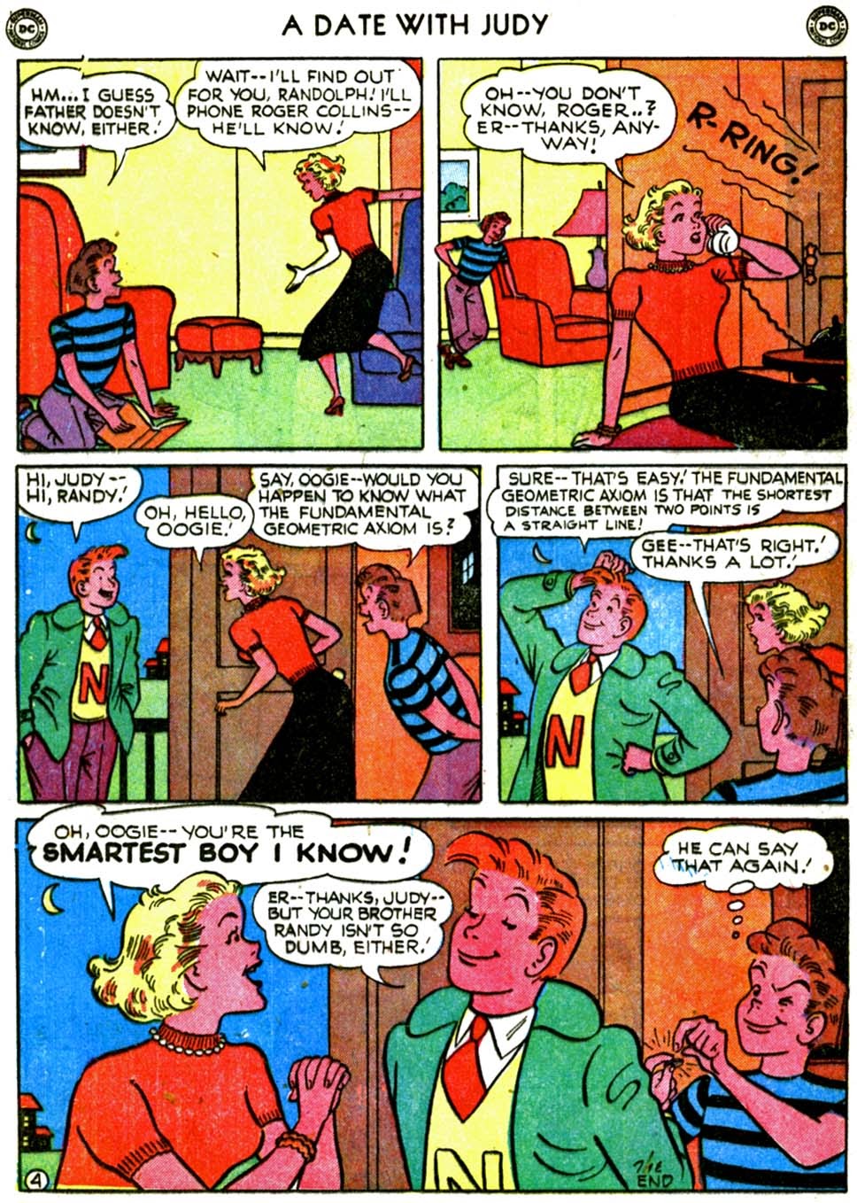 Read online A Date with Judy comic -  Issue #18 - 28
