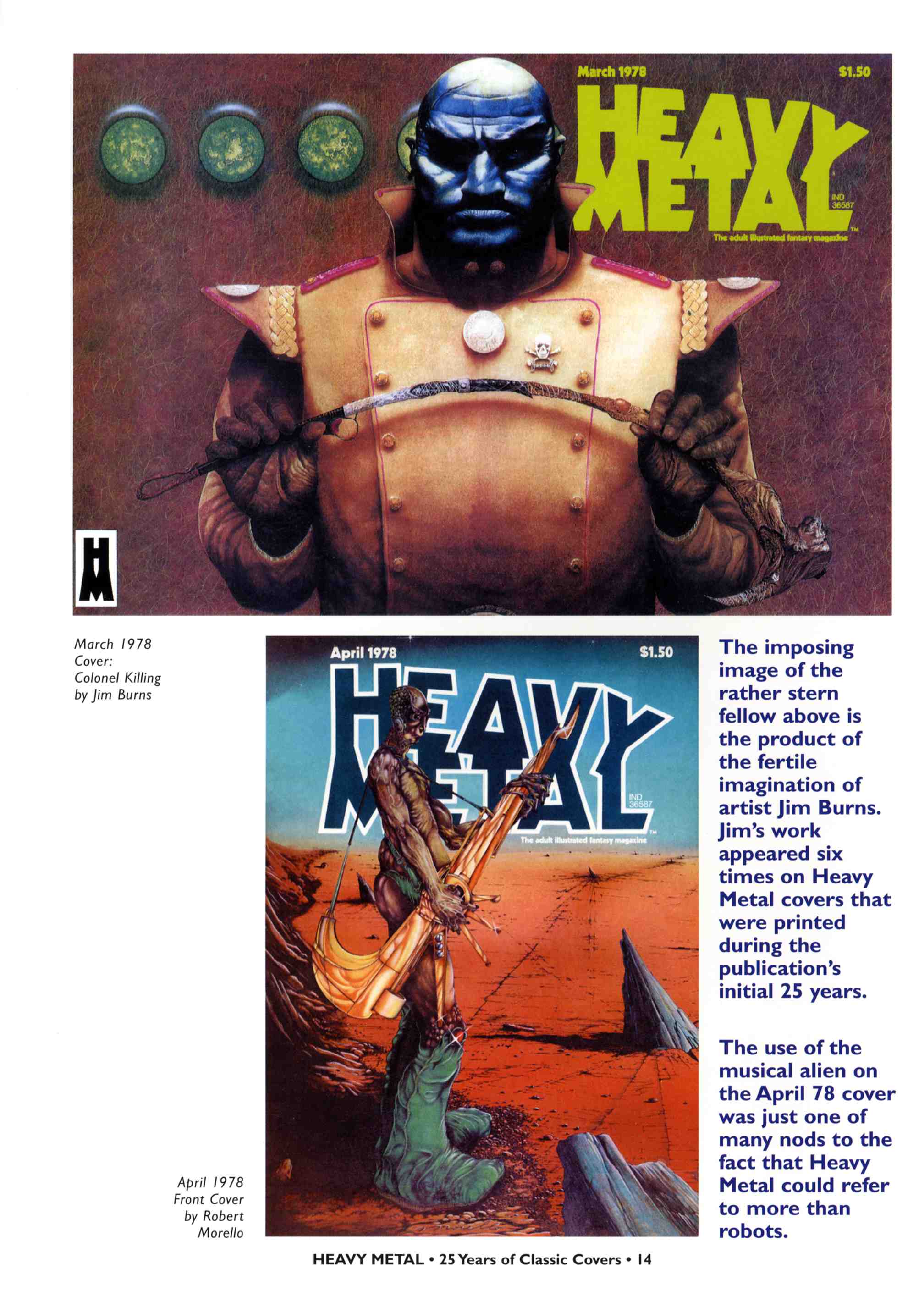 Read online Heavy Metal: 25 Years of Classic Covers comic -  Issue # TPB - 20