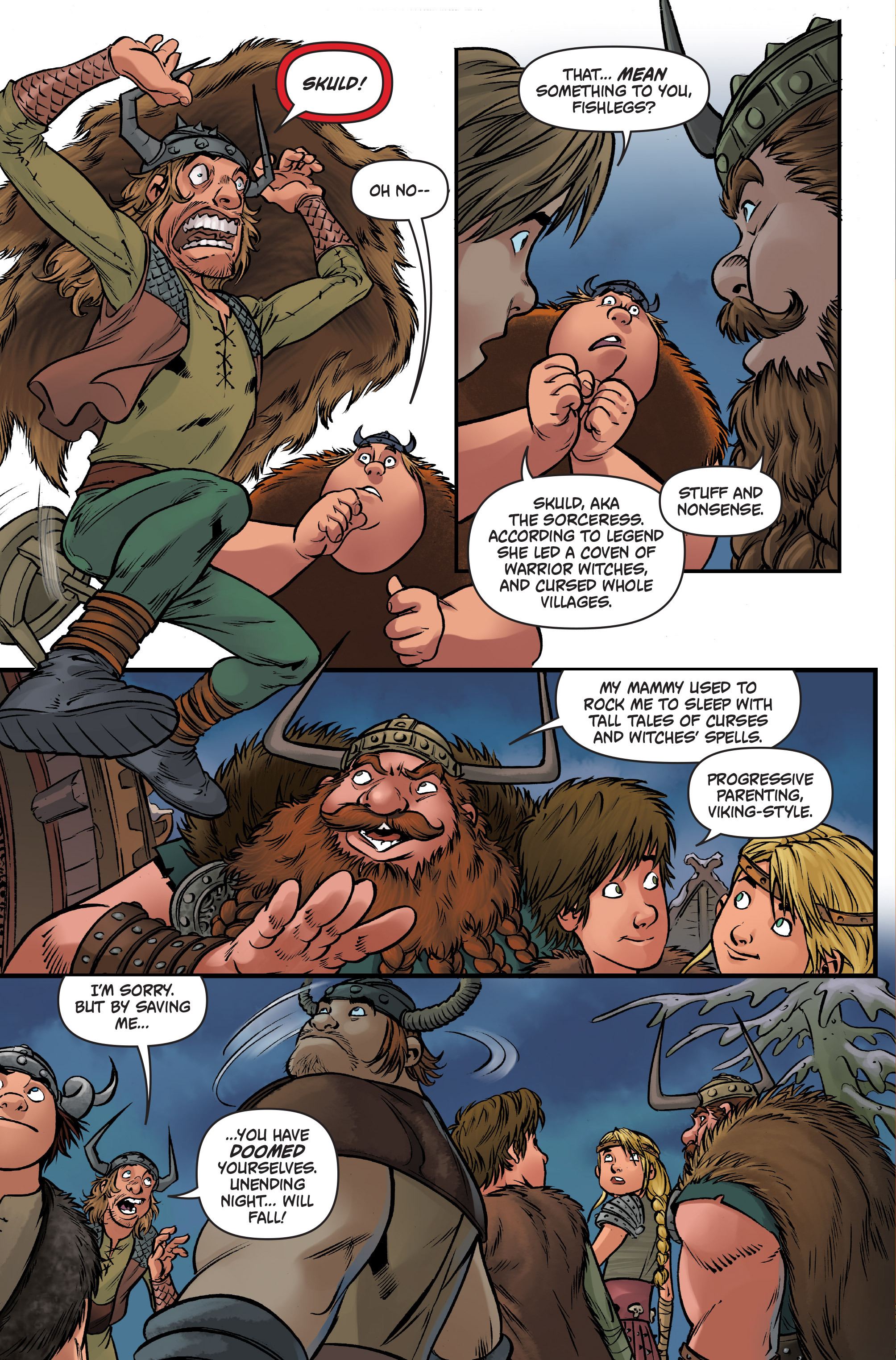 Read online DreamWorks Dragons: Defenders of Berk Collection: Fire & Ice comic -  Issue # TPB - 16