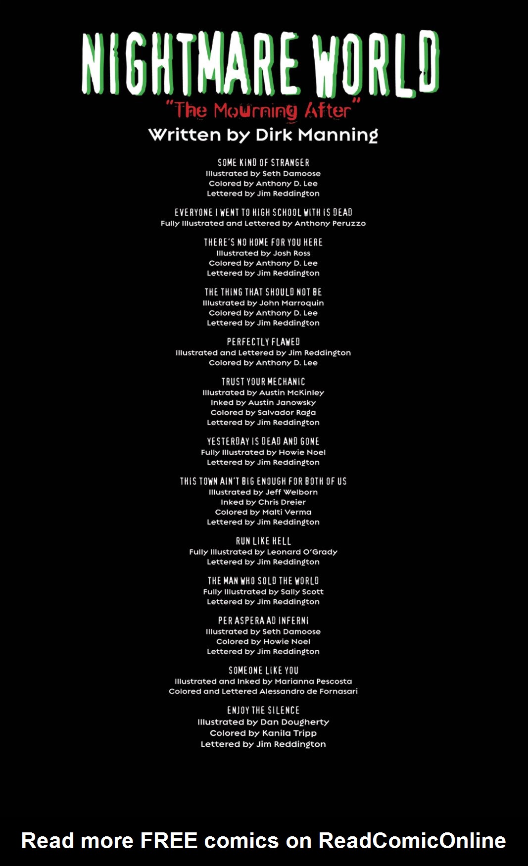 Read online Nightmare World comic -  Issue # Vol. 4 The Mourning After - 7