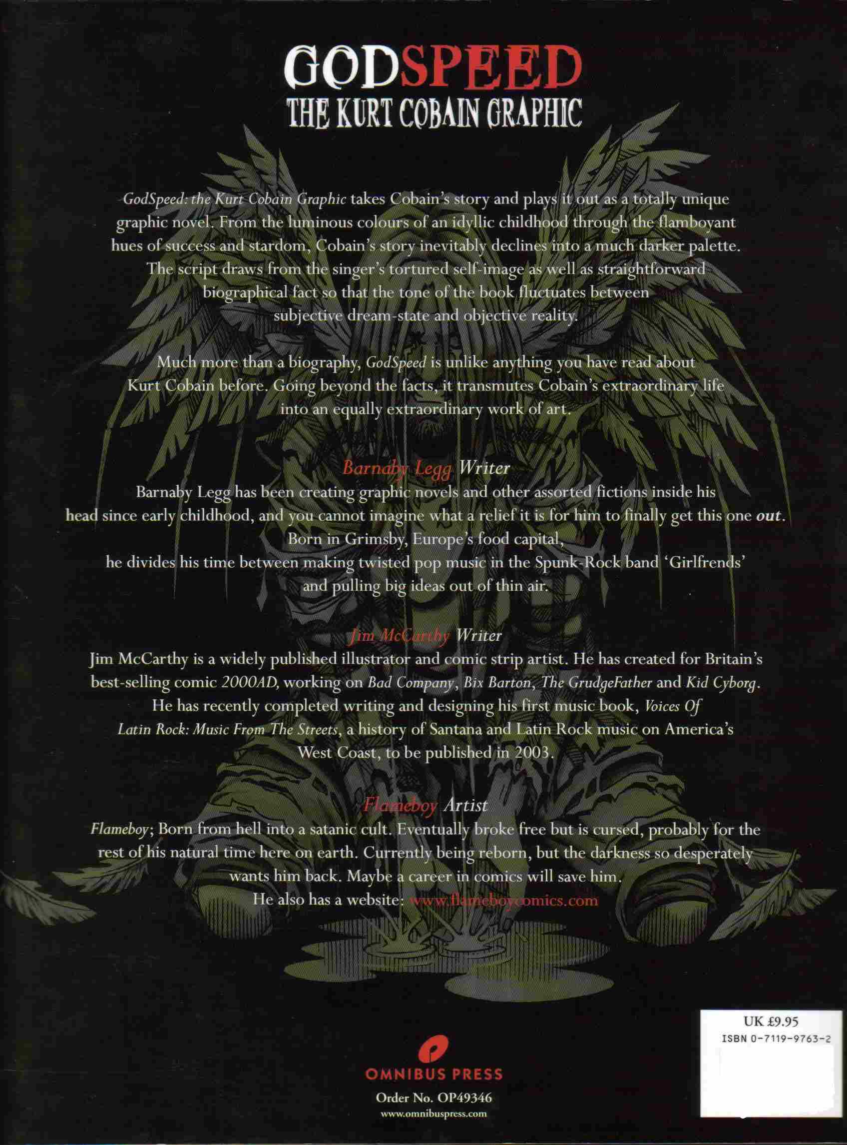 Read online GodSpeed: The Kurt Cobain Graphic comic -  Issue # TPB - 97