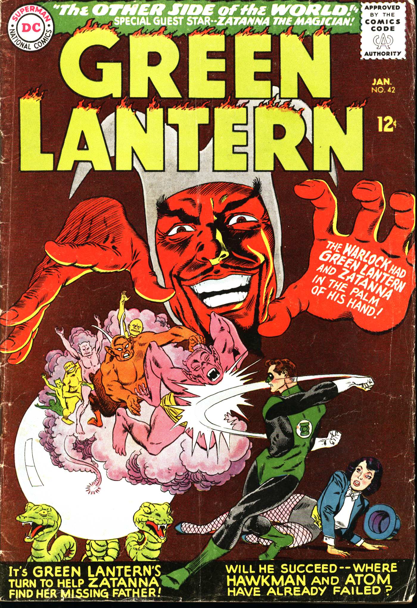 Read online Green Lantern (1960) comic -  Issue #42 - 1
