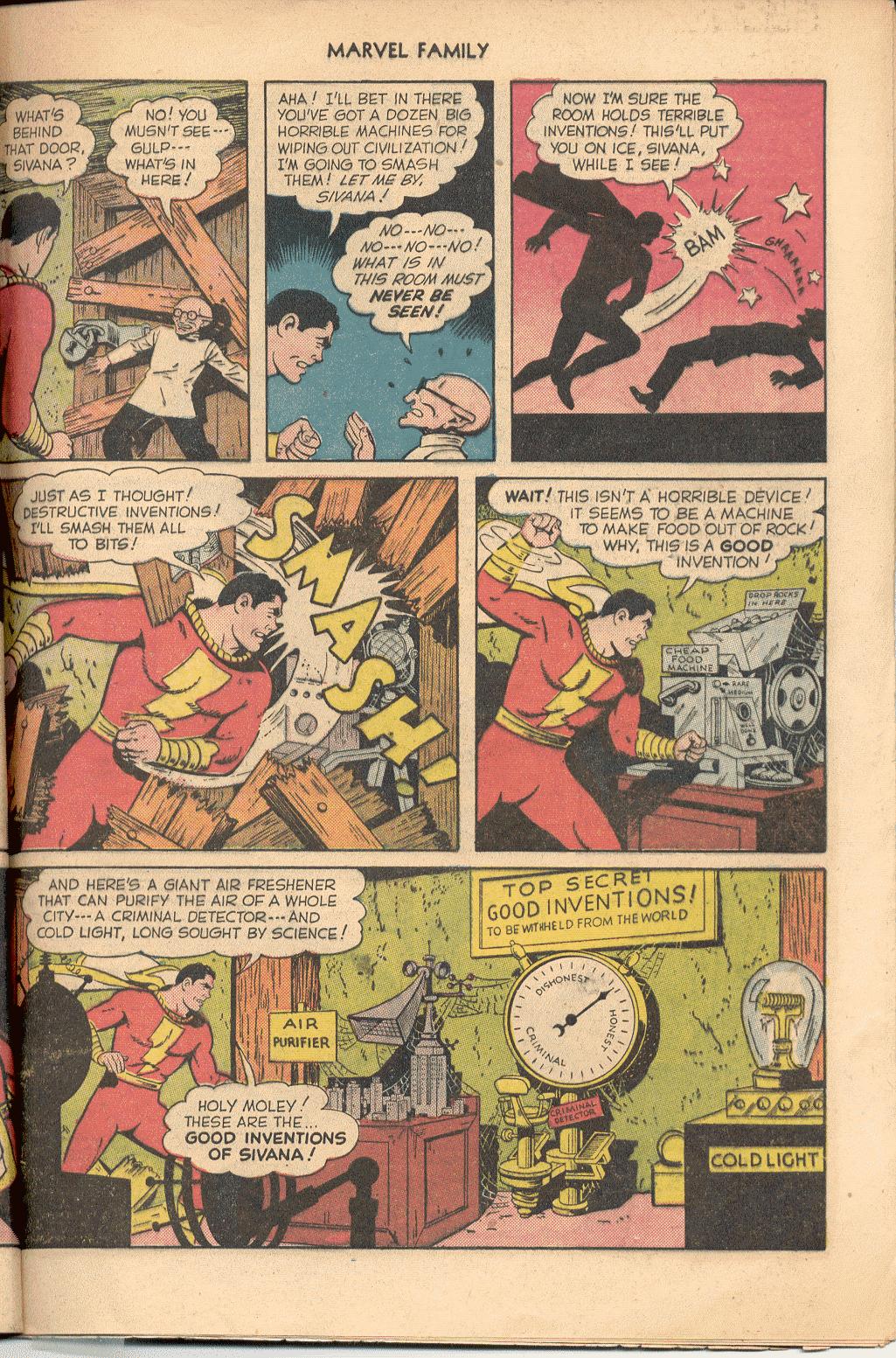 Read online The Marvel Family comic -  Issue #50 - 46