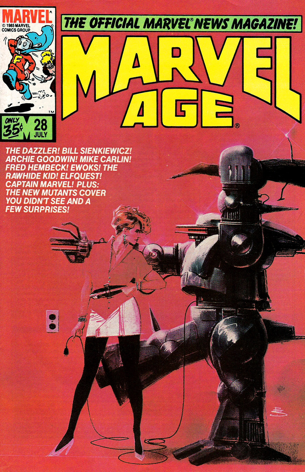 Read online Marvel Age comic -  Issue #28 - 1