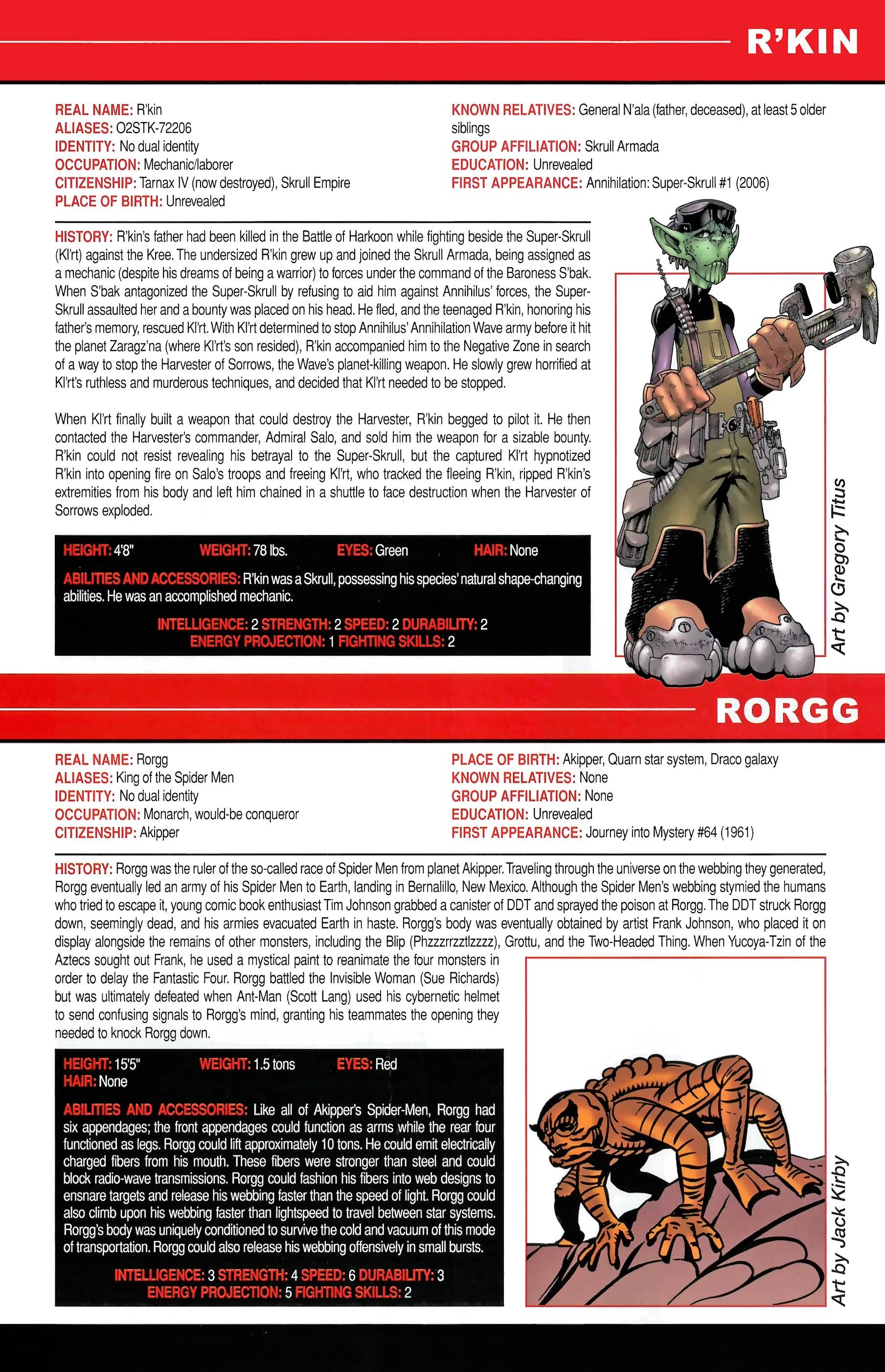 Read online Official Handbook of the Marvel Universe A to Z comic -  Issue # TPB 9 (Part 2) - 127