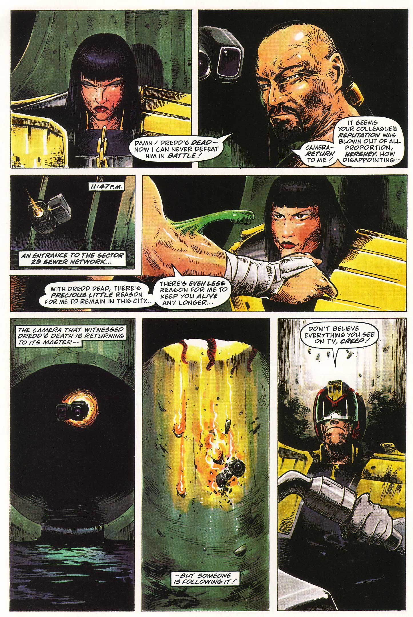 Read online Judge Dredd Lawman of the Future comic -  Issue #4 - 21