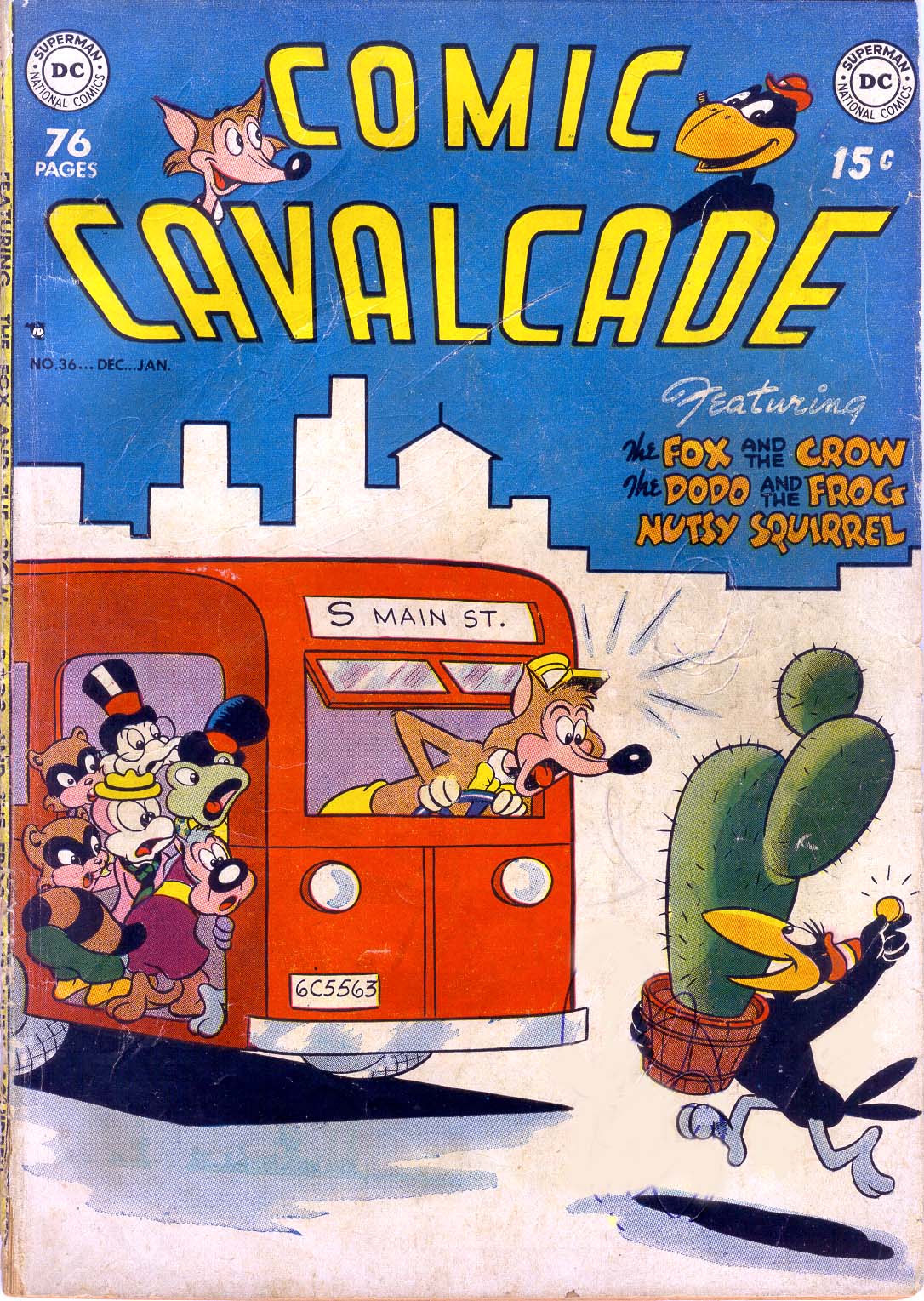 Read online Comic Cavalcade comic -  Issue #36 - 1