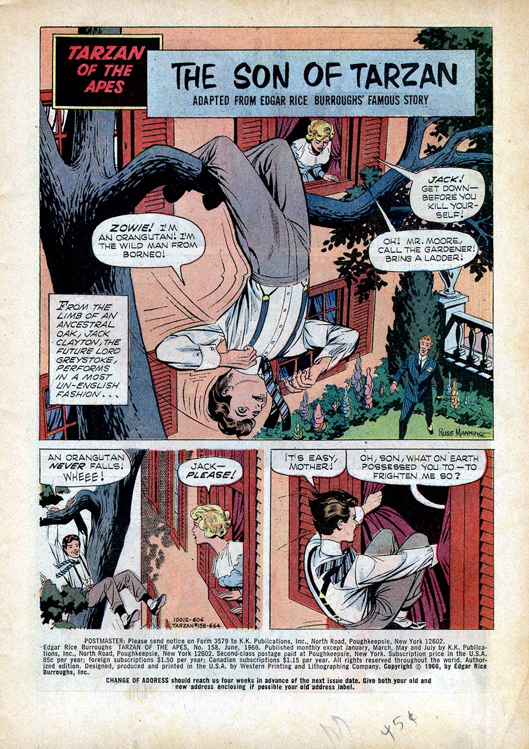 Read online Tarzan (1962) comic -  Issue #158 - 3