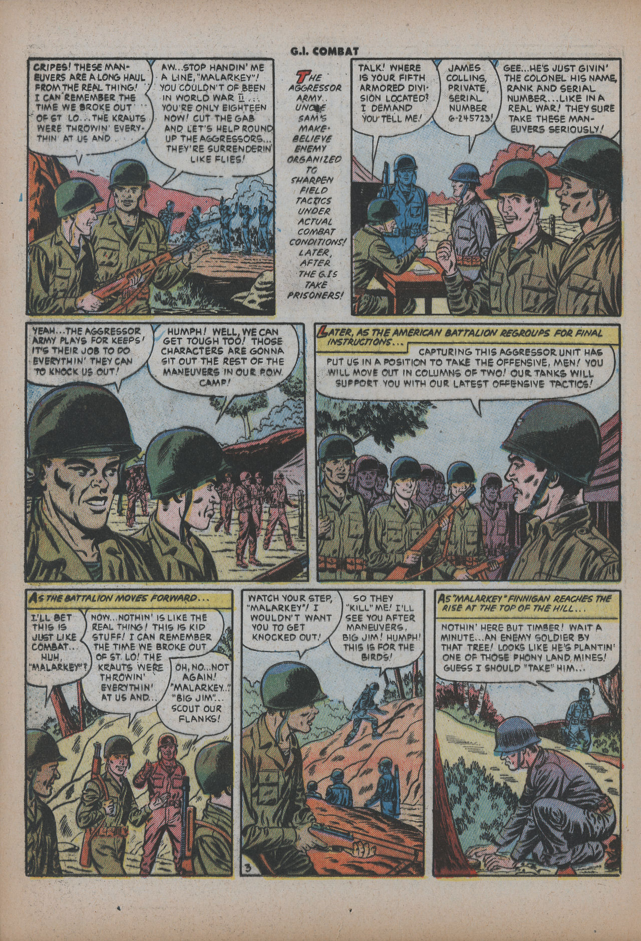 Read online G.I. Combat (1952) comic -  Issue #18 - 21