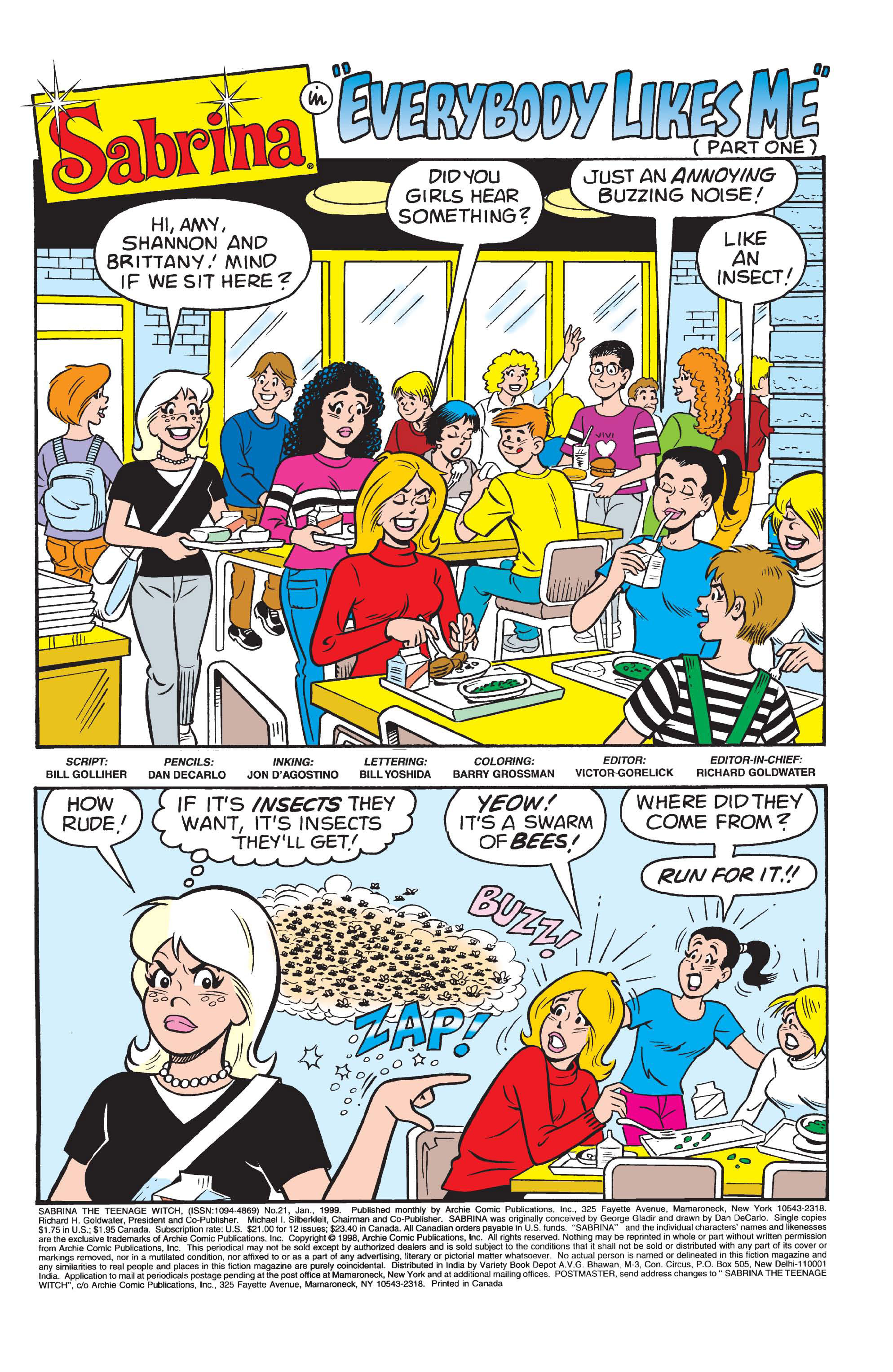 Read online Sabrina the Teenage Witch (1997) comic -  Issue #21 - 2