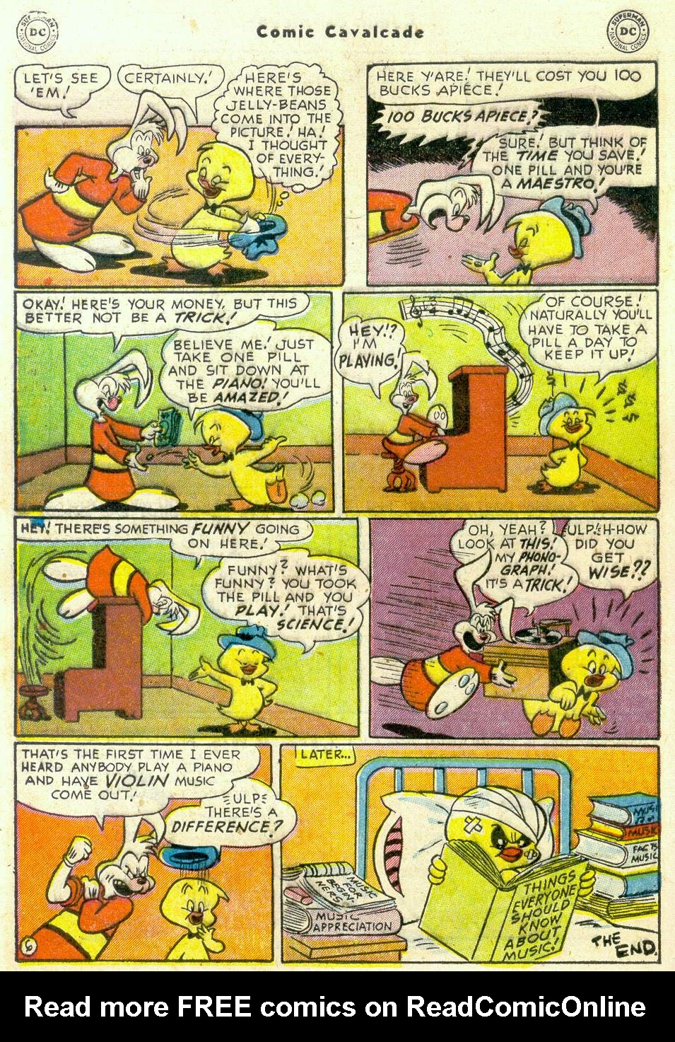 Read online Comic Cavalcade comic -  Issue #49 - 60