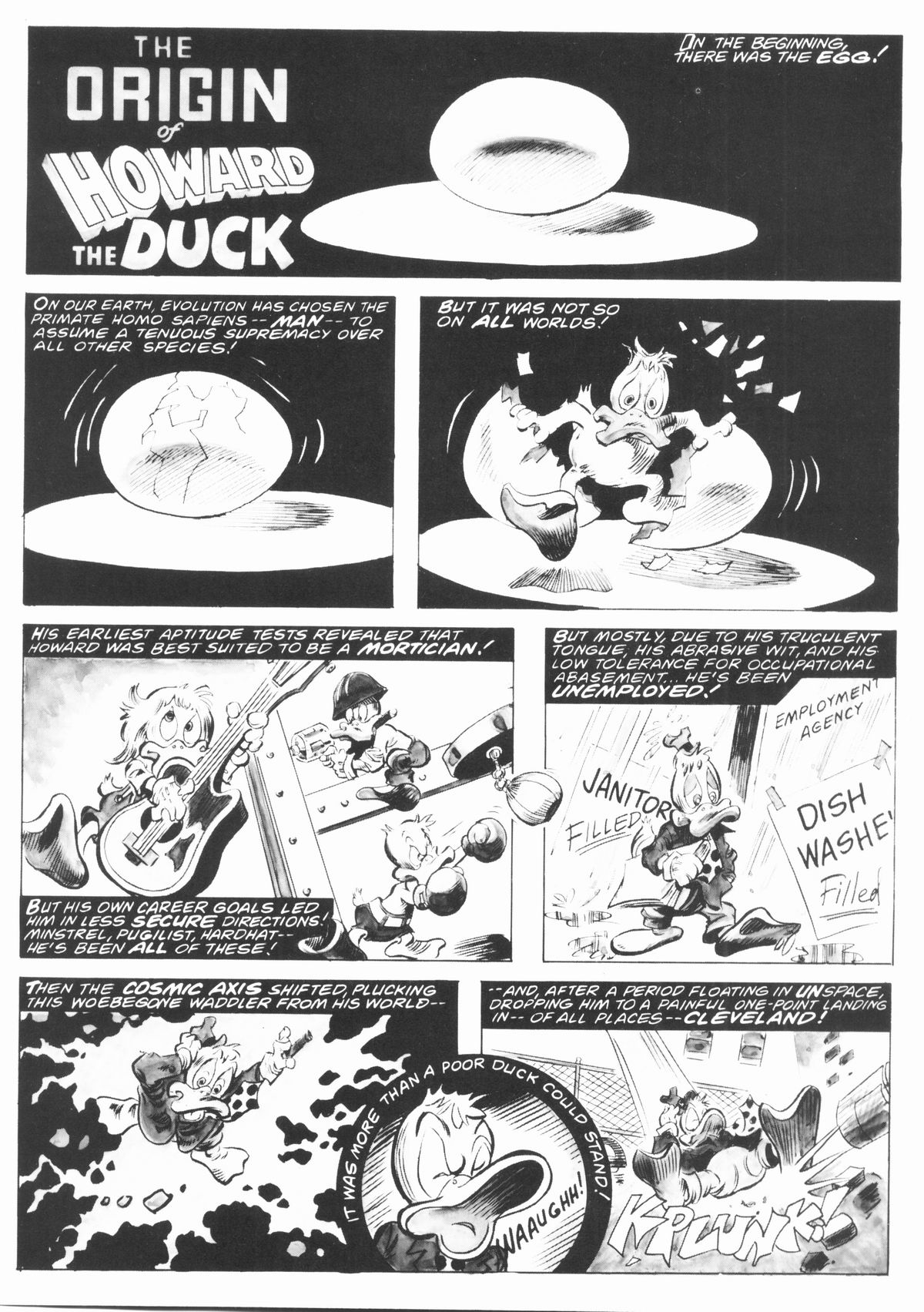 Read online Howard the Duck (1979) comic -  Issue #6 - 2