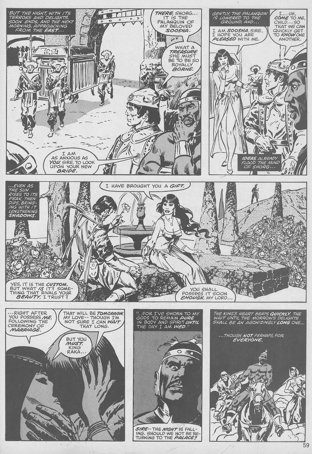 Read online The Savage Sword Of Conan comic -  Issue #49 - 59