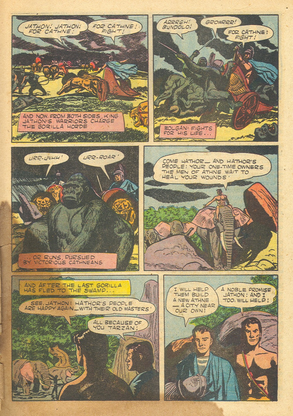 Read online Tarzan (1948) comic -  Issue #54 - 41