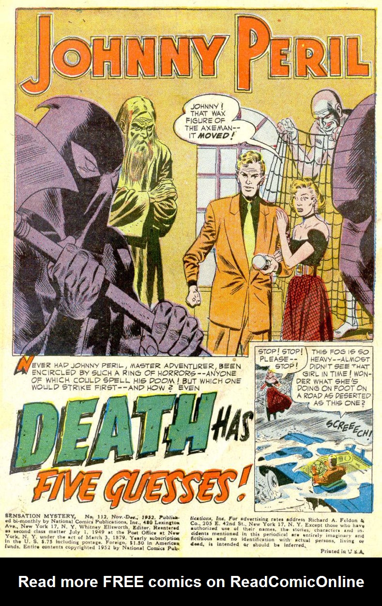 Read online Sensation (Mystery) Comics comic -  Issue #112 - 3