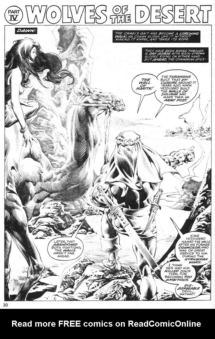 Read online The Savage Sword Of Conan comic -  Issue #37 - 30