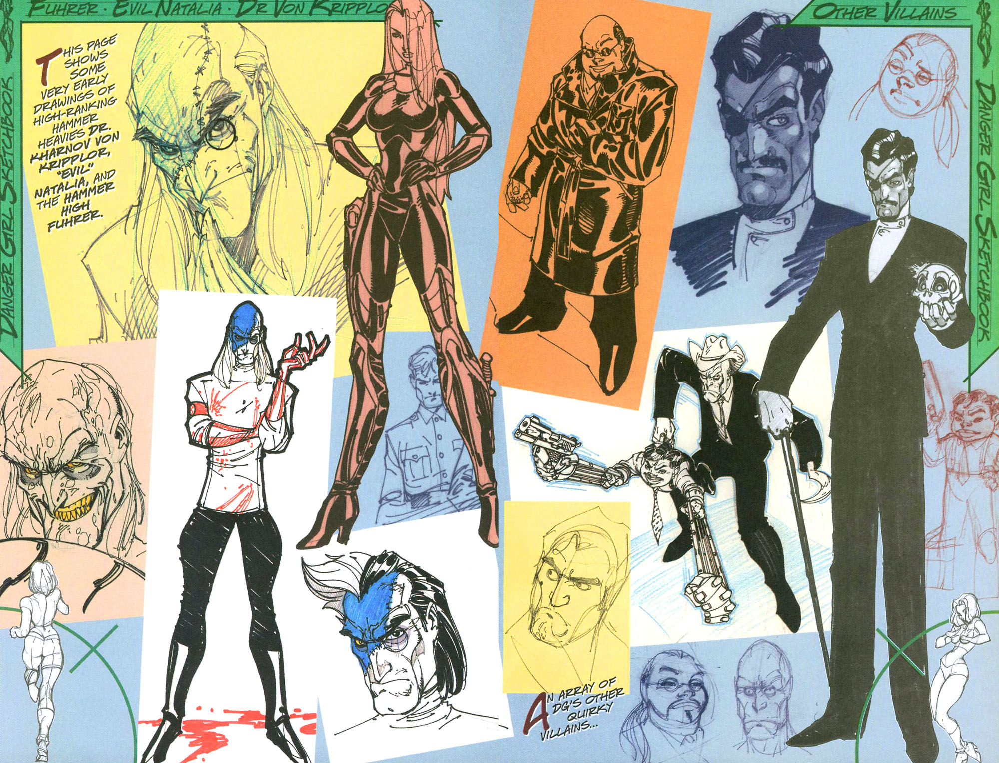Read online J. Scott Campbell's Danger Girl Sketchbook comic -  Issue # Full - 11