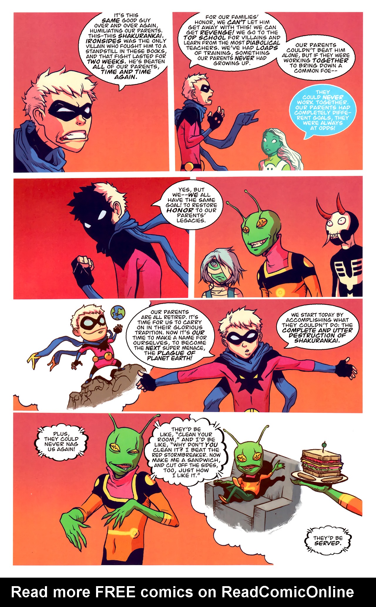 Read online Gladstone's School for World Conquerors (2011) comic -  Issue #5 - 12