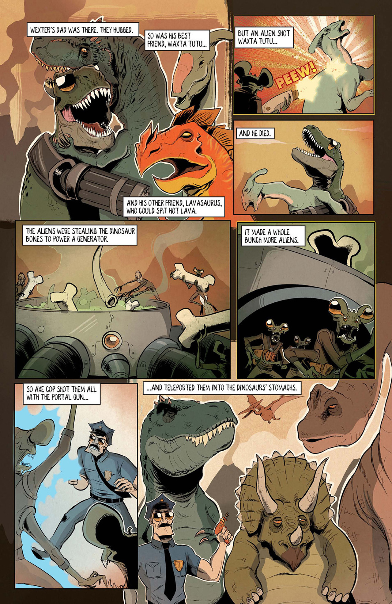 Read online Axe Cop comic -  Issue # TPB 2 - 36