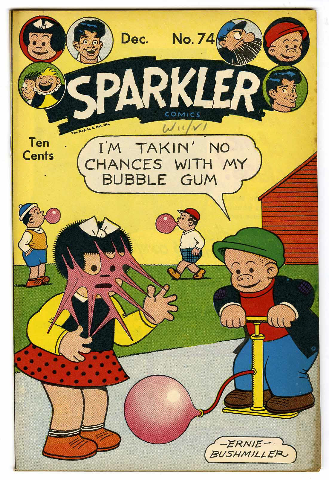 Read online Sparkler Comics comic -  Issue #74 - 1