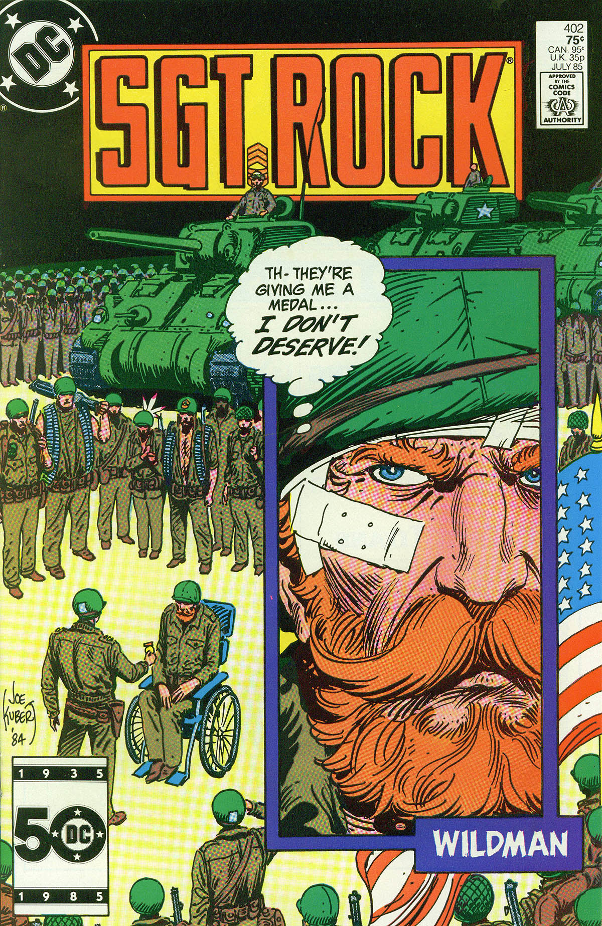 Read online Sgt. Rock comic -  Issue #402 - 1