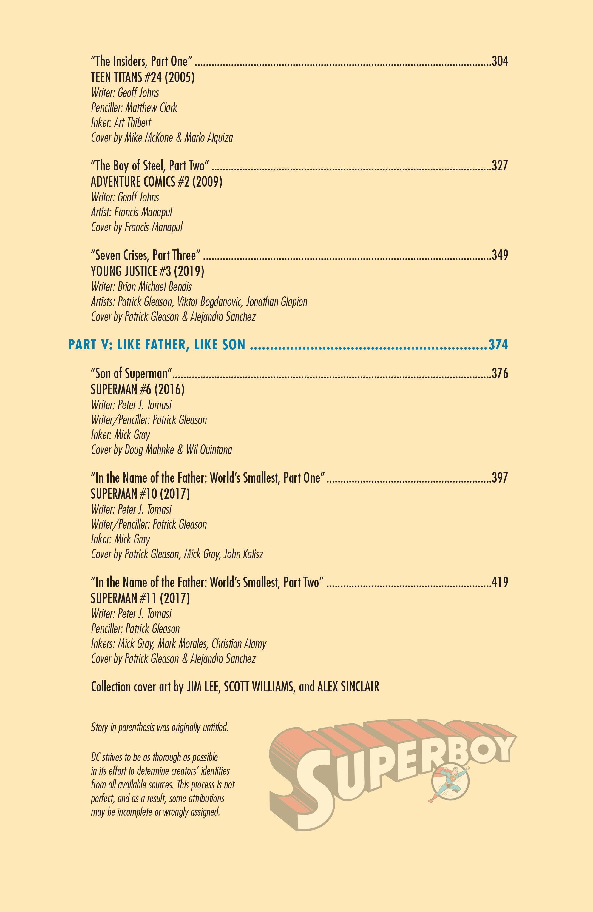 Read online Superboy: A Celebration of 75 Years comic -  Issue # TPB (Part 1) - 7