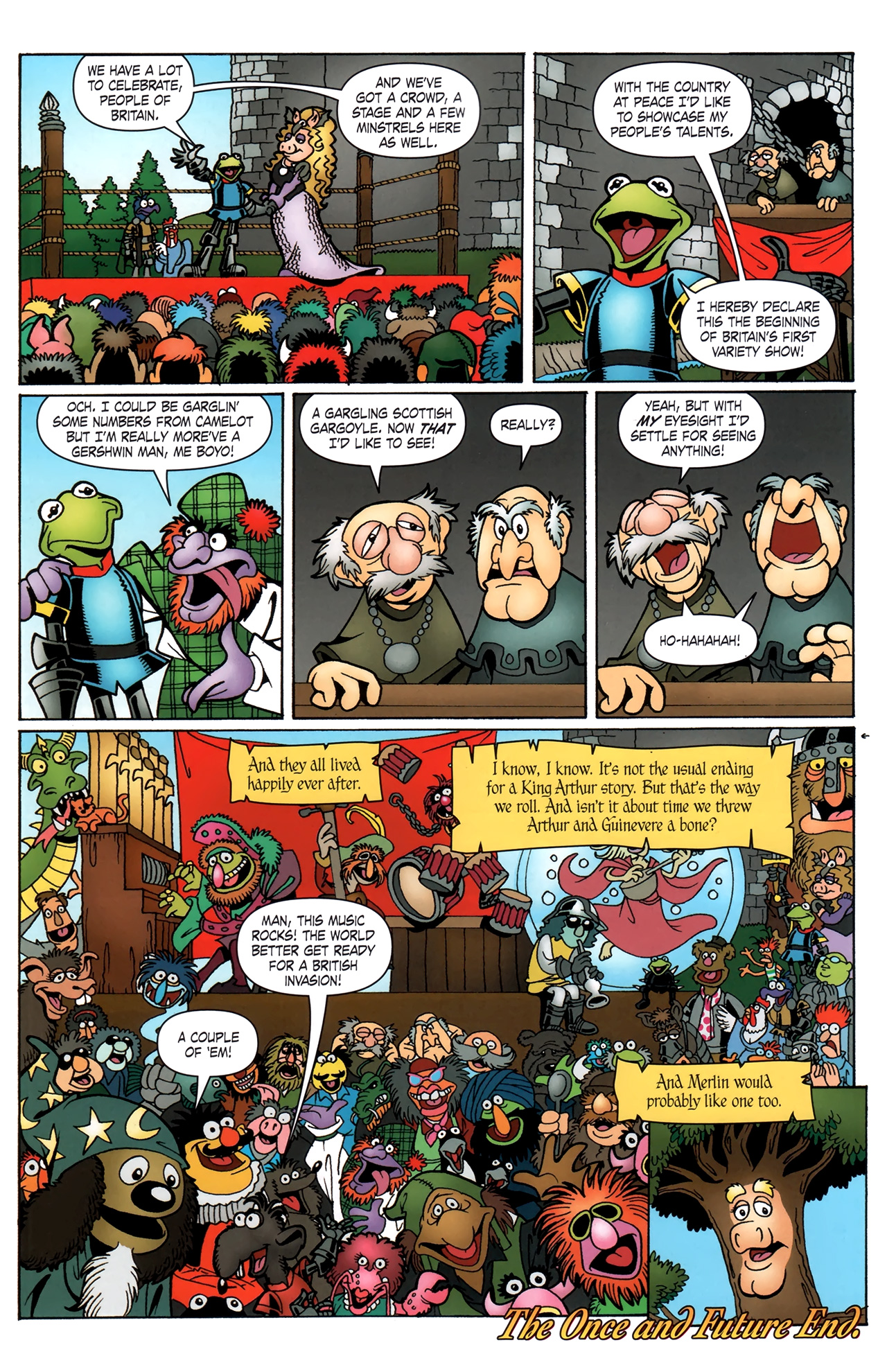 Read online Muppet King Arthur comic -  Issue #4 - 25