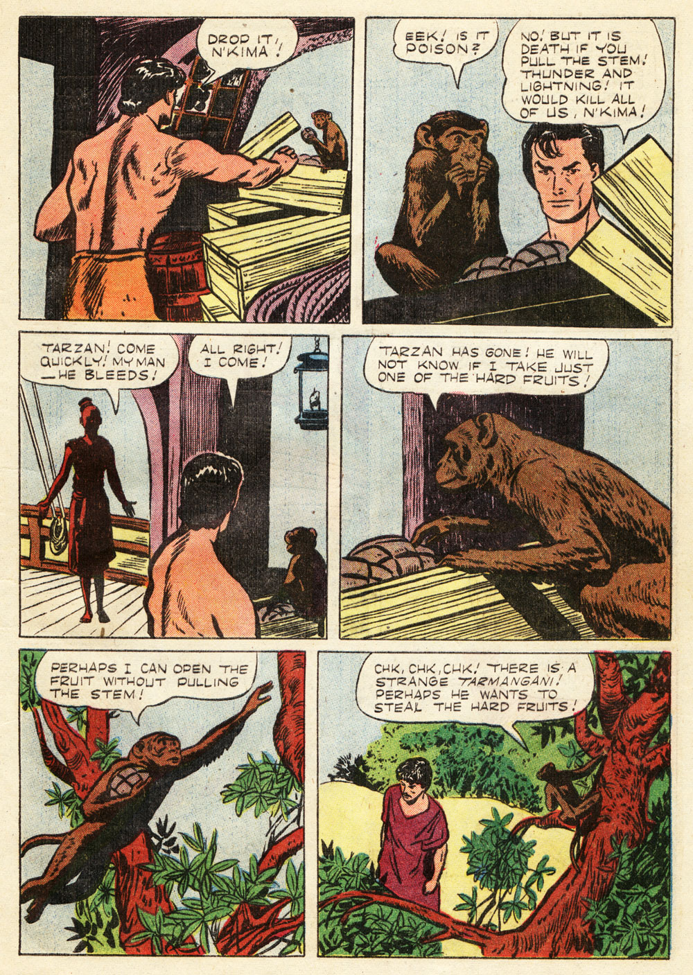 Read online Tarzan (1948) comic -  Issue #73 - 9