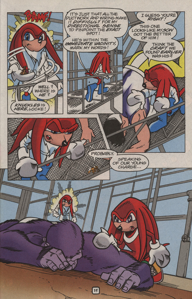 Read online Knuckles the Echidna comic -  Issue #32 - 21