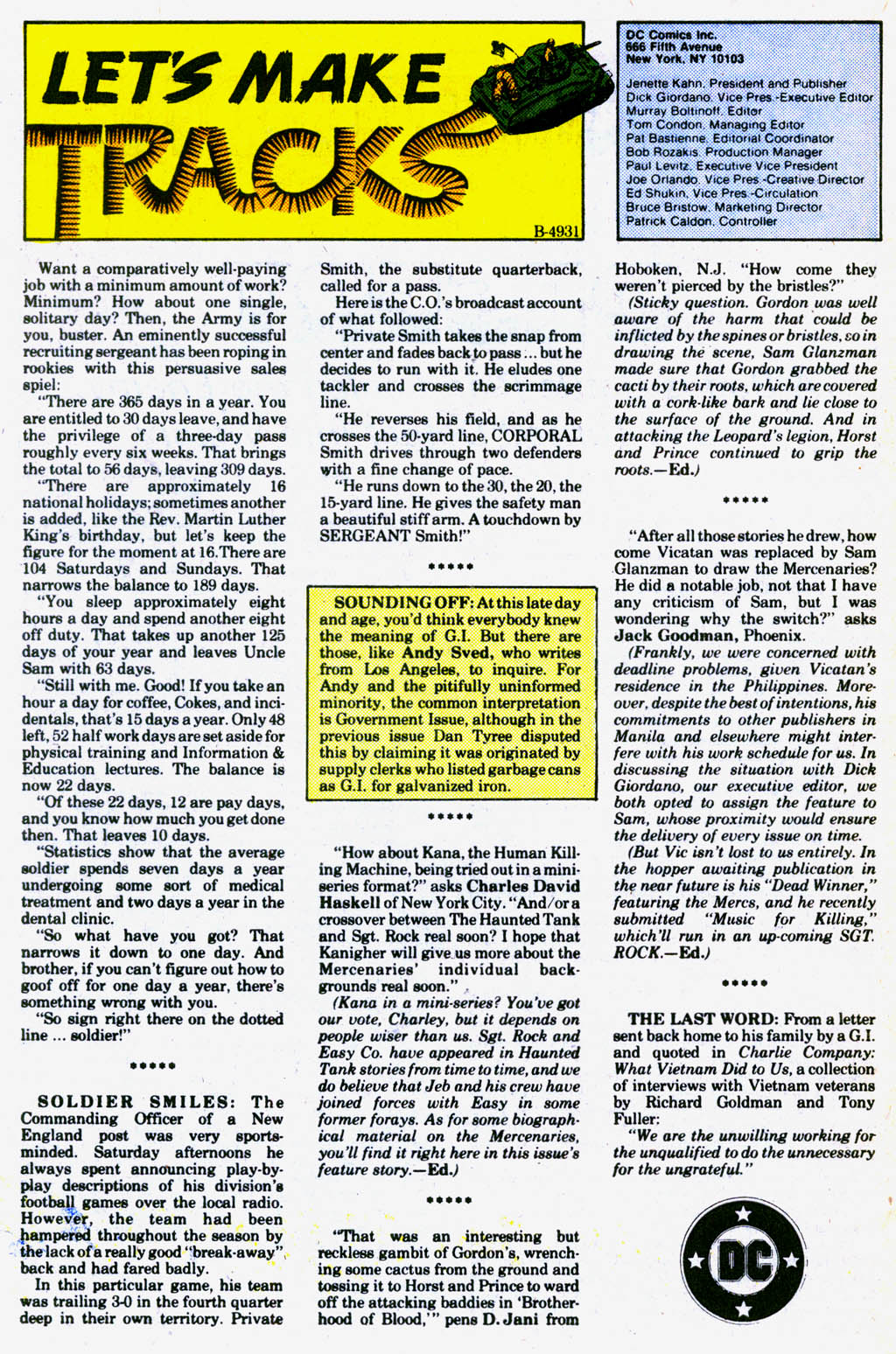 Read online G.I. Combat (1952) comic -  Issue #284 - 33